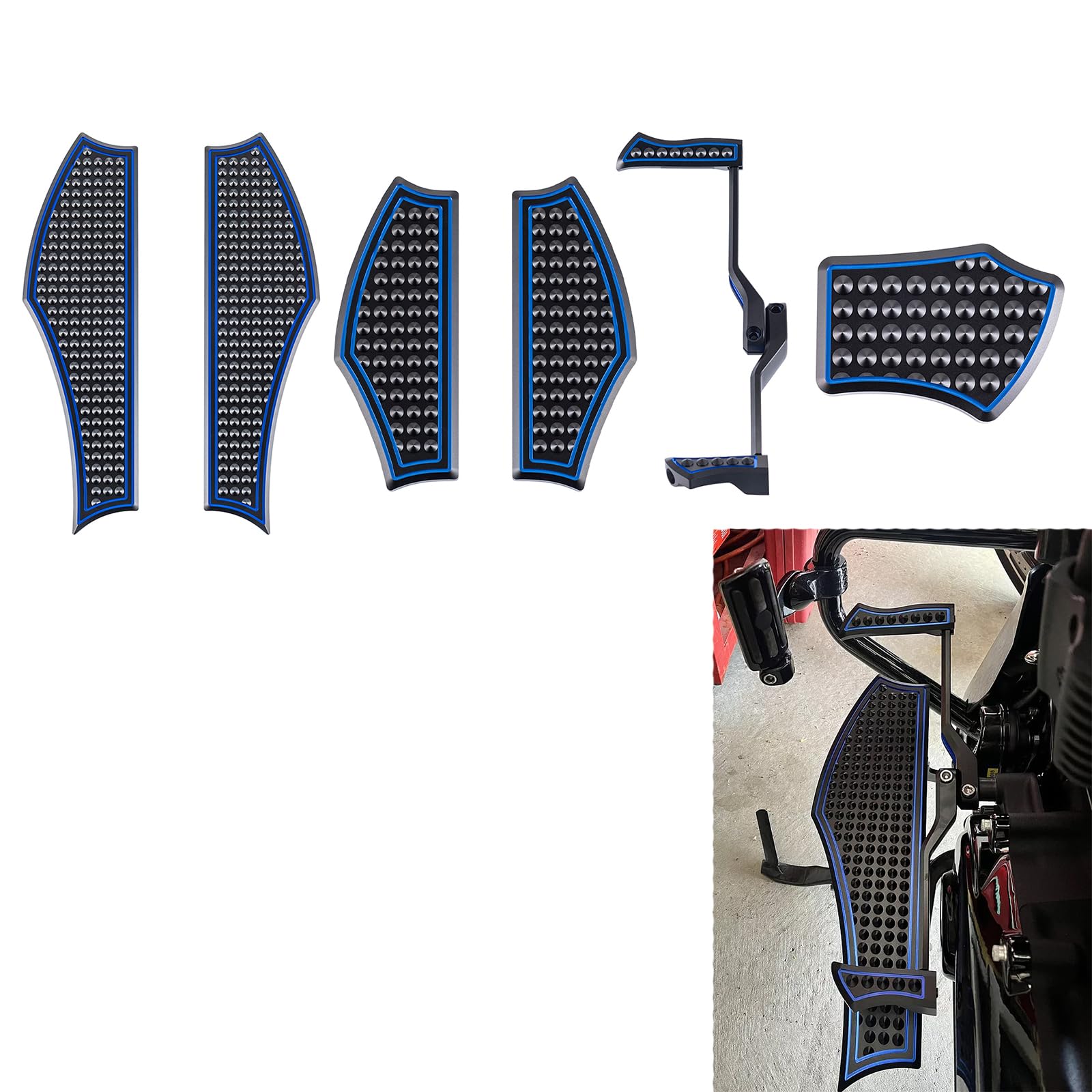 Amazon.com: Advanblack Vengeance Floorboards Set, Driver and